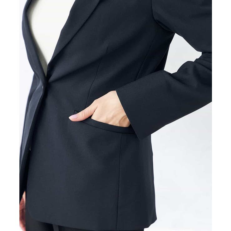 【洗える/ストレッチ/UVカット】麻調ストレッチテーラードジャケット | a.v.v【WOMEN】 | 詳細画像21 