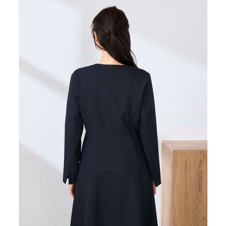 【洗える/UVカット】リネンライクストレッチキーネックジャケット | a.v.v【WOMEN】 | 詳細画像26 