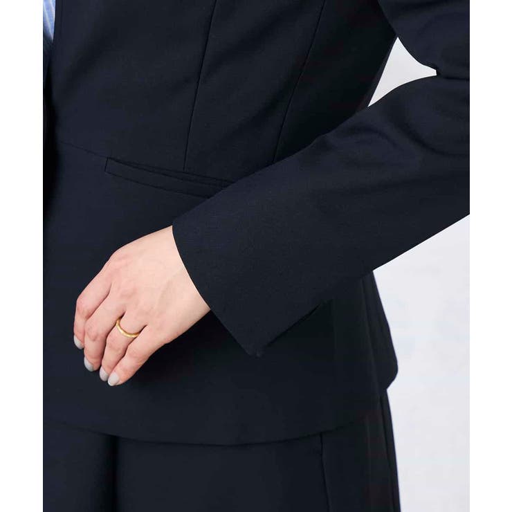 【洗える/UVカット】リネンライクストレッチキーネックジャケット | a.v.v【WOMEN】 | 詳細画像28 