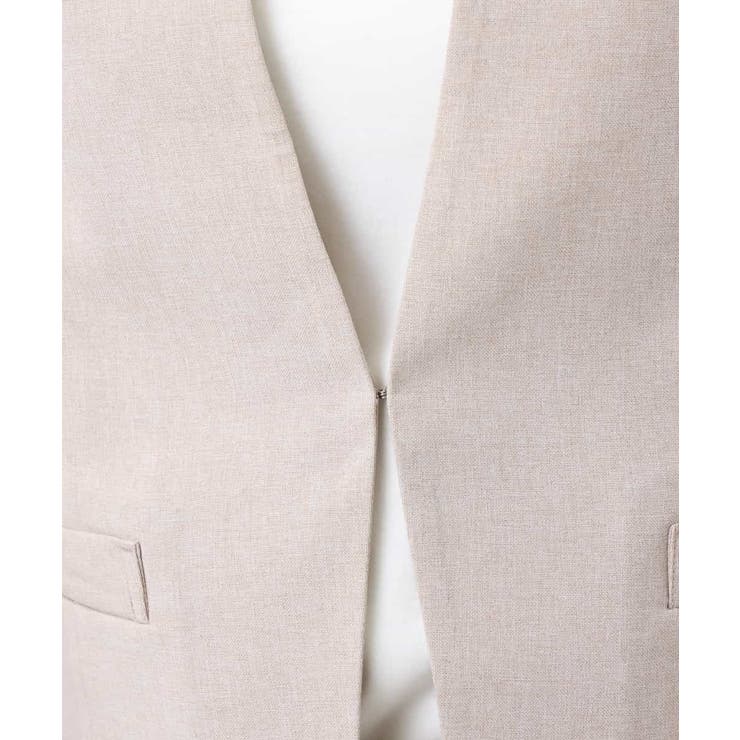 【セットアップ対応/洗える】リネンライクキーネックジャケット | a.v.v【WOMEN】 | 詳細画像23