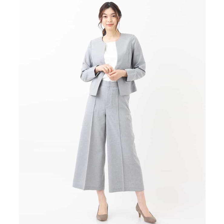 【セットアップ対応/洗える】リネンライクキーネックジャケット | a.v.v【WOMEN】 | 詳細画像29