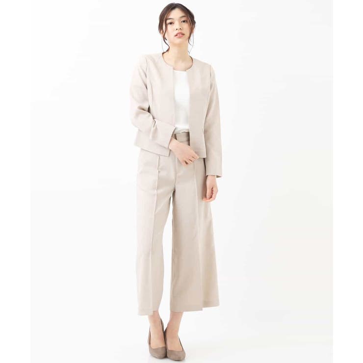 【セットアップ対応/洗える】リネンライクキーネックジャケット | a.v.v【WOMEN】 | 詳細画像31