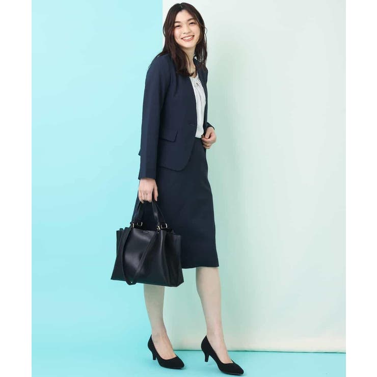 【セットアップ対応/洗える】リネンライクVネックジャケット | a.v.v【WOMEN】 | 詳細画像10