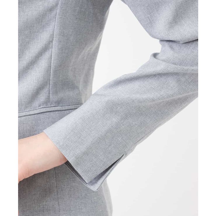 【セットアップ対応/洗える】リネンライクVネックジャケット | a.v.v【WOMEN】 | 詳細画像19