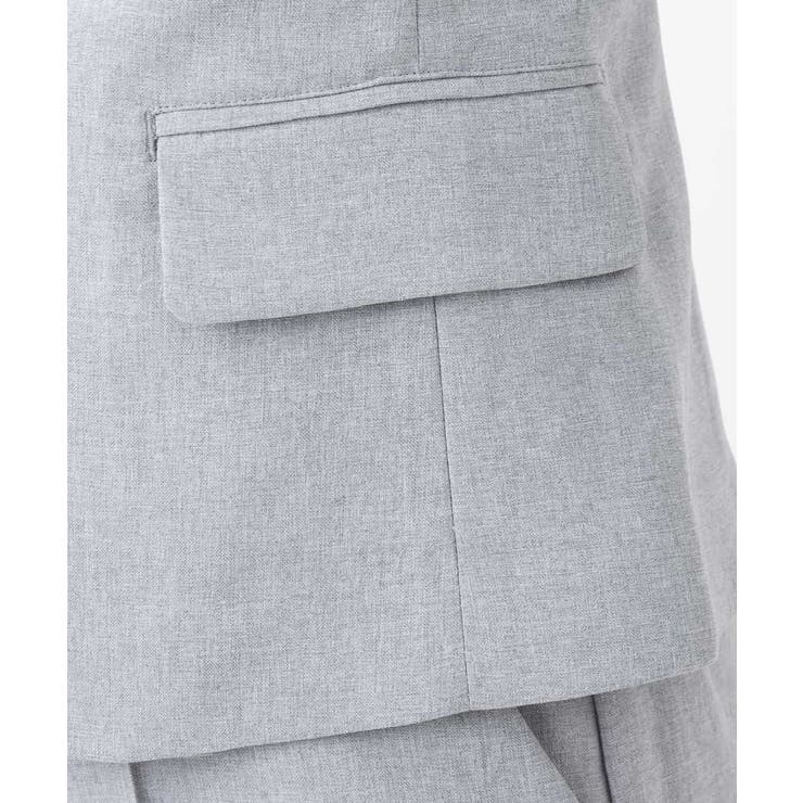 【セットアップ対応/洗える】リネンライクVネックジャケット | a.v.v【WOMEN】 | 詳細画像20