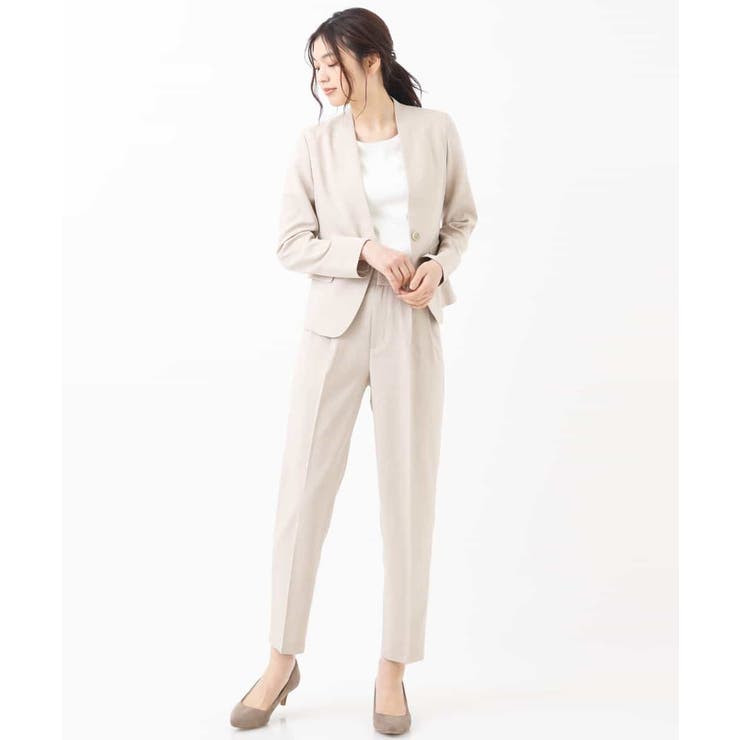 【セットアップ対応/洗える】リネンライクVネックジャケット | a.v.v【WOMEN】 | 詳細画像32