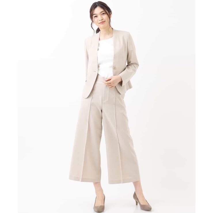 【セットアップ対応/洗える】リネンライクVネックジャケット | a.v.v【WOMEN】 | 詳細画像33