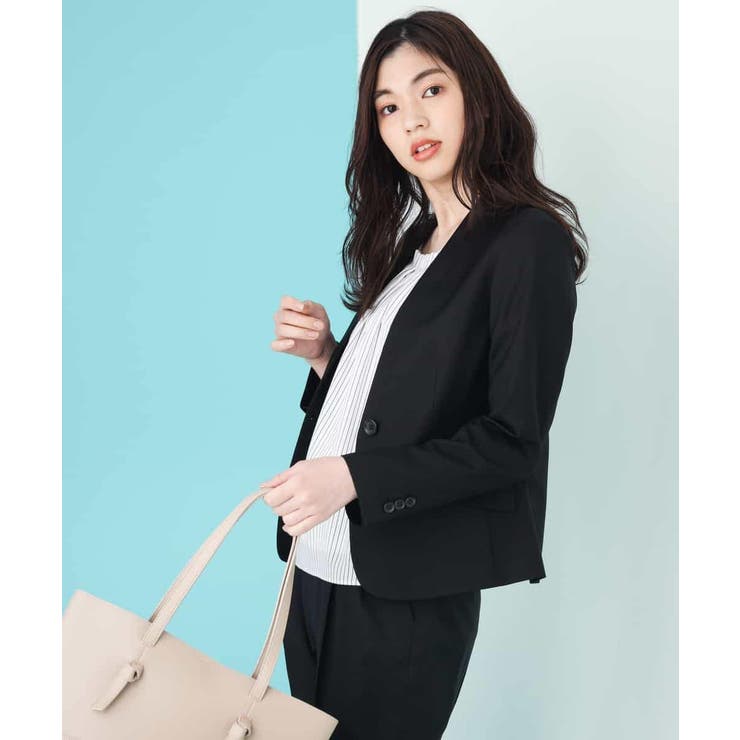 【セットアップ対応】importVネックジャケット | a.v.v【WOMEN】 | 詳細画像2