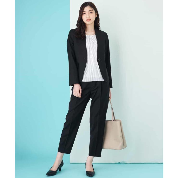 【セットアップ対応】importVネックジャケット | a.v.v【WOMEN】 | 詳細画像3