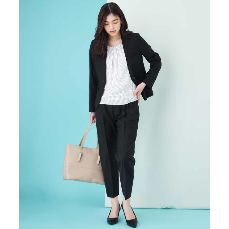 【セットアップ対応】importVネックジャケット | a.v.v【WOMEN】 | 詳細画像4