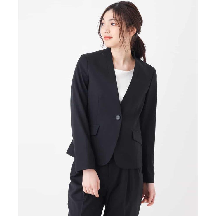 【セットアップ対応】importVネックジャケット | a.v.v【WOMEN】 | 詳細画像7