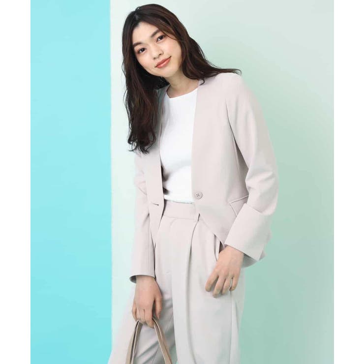 【セットアップ対応】Vネックジャケット | a.v.v【WOMEN】 | 詳細画像2