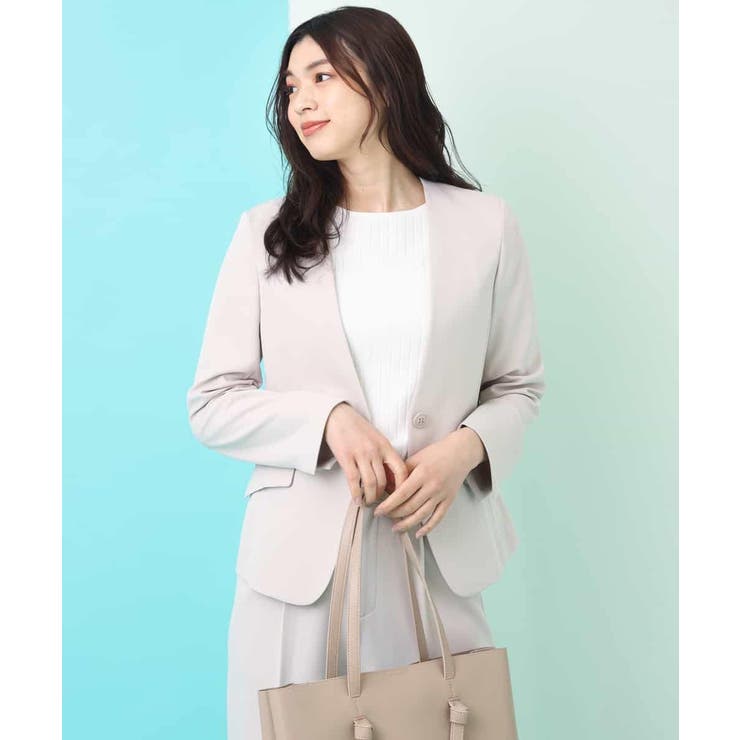 【セットアップ対応】Vネックジャケット | a.v.v【WOMEN】 | 詳細画像3