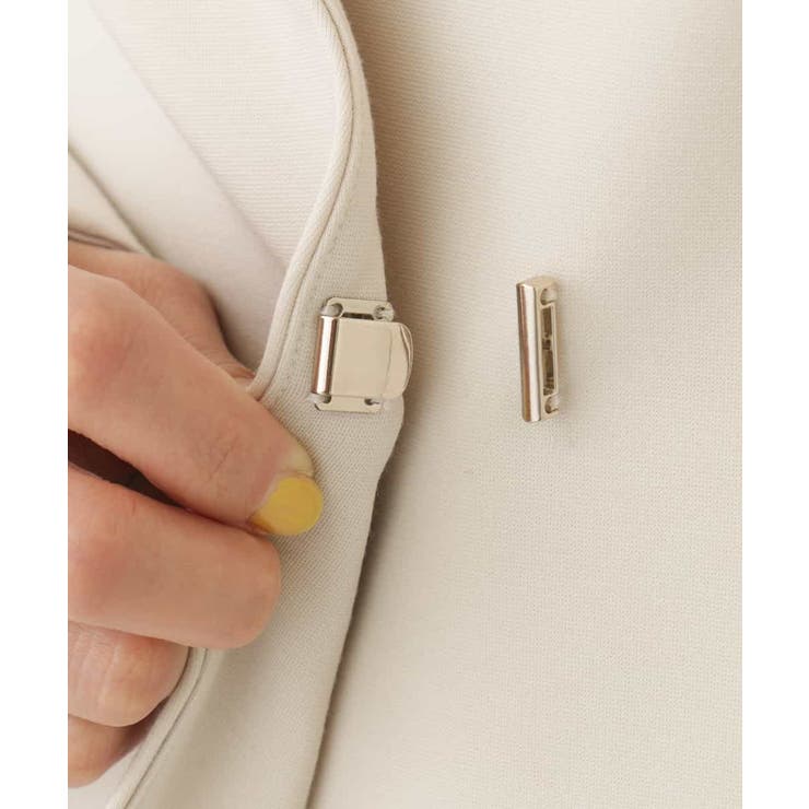 【セットアップ対応 MARSHMALLOW PONTI】ストレッチノーカラージャ… | a.v.v【WOMEN】 | 詳細画像10 