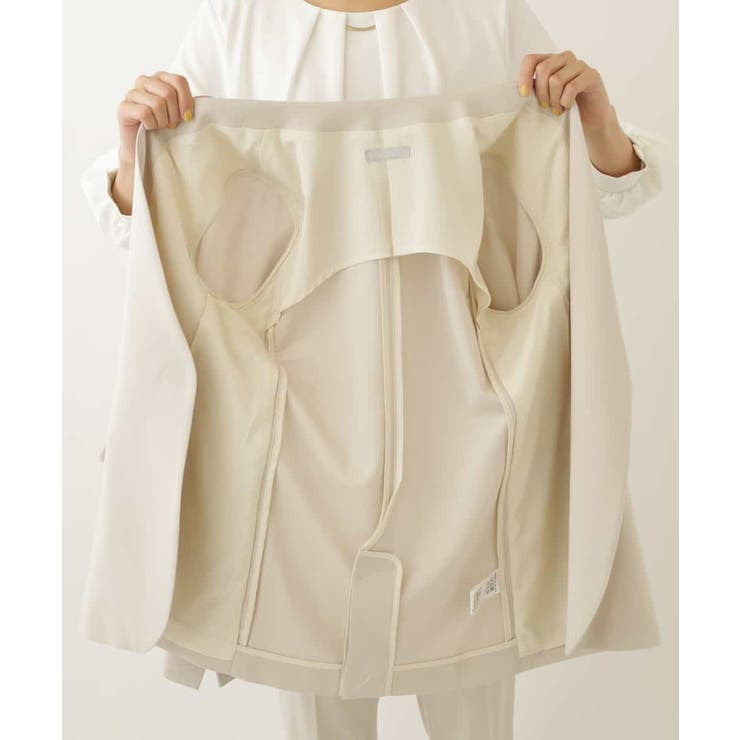 【セットアップ対応 MARSHMALLOW PONTI】ストレッチノーカラージャ… | a.v.v【WOMEN】 | 詳細画像12 