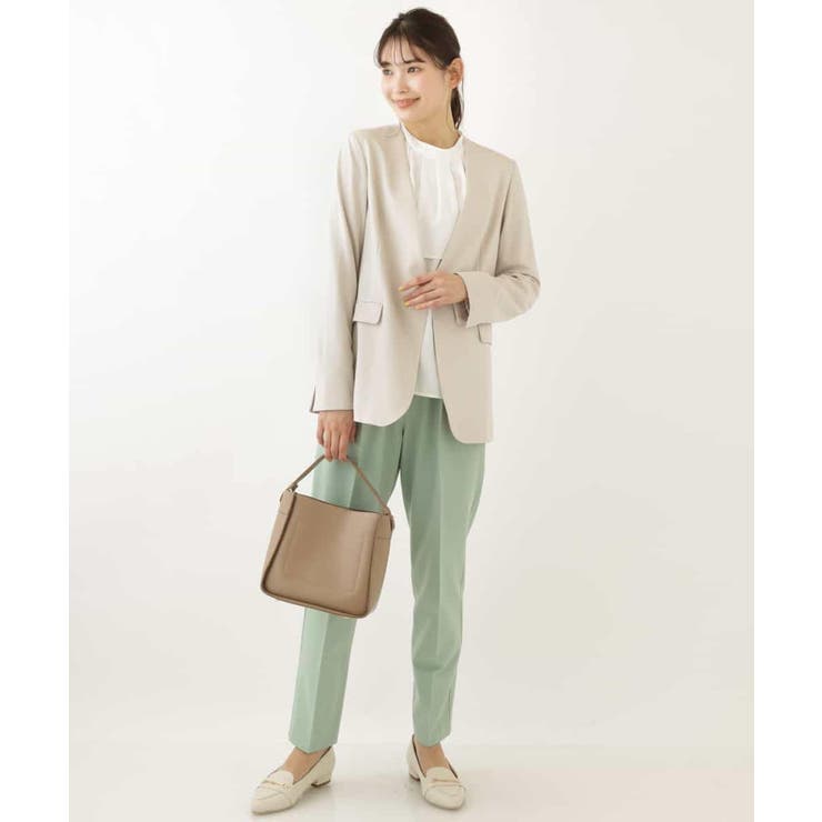 【セットアップ対応 MARSHMALLOW PONTI】ストレッチノーカラージャ… | a.v.v【WOMEN】 | 詳細画像17 