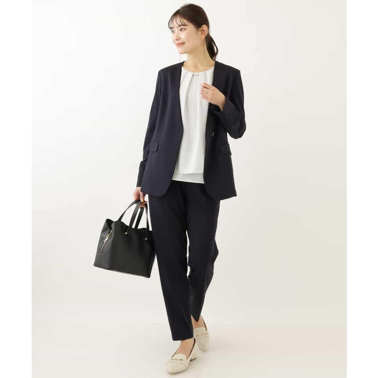 【セットアップ対応 MARSHMALLOW PONTI】ストレッチノーカラージャ… | a.v.v【WOMEN】 | 詳細画像20 