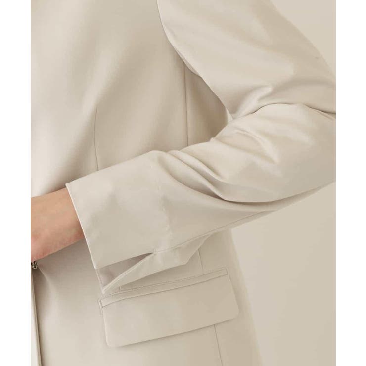 【セットアップ対応 MARSHMALLOW PONTI】ストレッチノーカラージャ… | a.v.v【WOMEN】 | 詳細画像6 