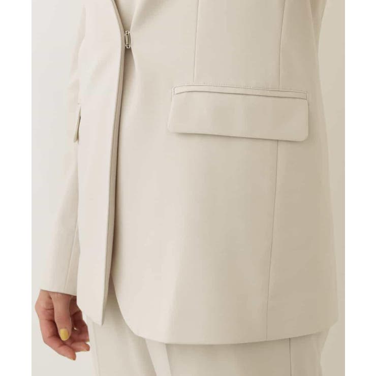 【セットアップ対応 MARSHMALLOW PONTI】ストレッチノーカラージャ… | a.v.v【WOMEN】 | 詳細画像8 