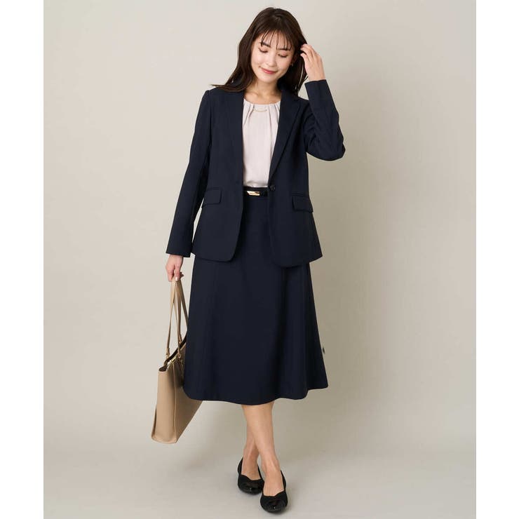 【洗える/ストレッチ/UVカット】麻調ストレッチテーラードジャケット[品番：ITKW0016148]｜a.v.v【WOMEN】（アーヴェヴェ）のレディースファッション通販｜SHOPLIST（ショップリスト）