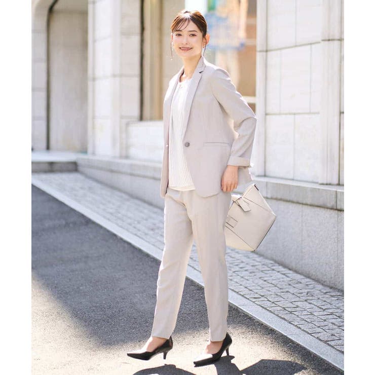 【洗える UVカット 接触冷感】オックスストレッチテーラードジャケット【Refl… | a.v.v【WOMEN】 | 詳細画像10 