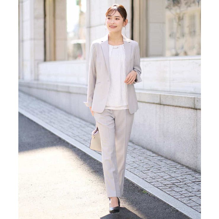 【洗える UVカット 接触冷感】オックスストレッチテーラードジャケット【Refl… | a.v.v【WOMEN】 | 詳細画像12 