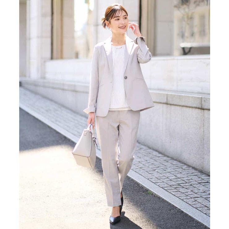 【洗える UVカット 接触冷感】オックスストレッチテーラードジャケット【Refl… | a.v.v【WOMEN】 | 詳細画像13 