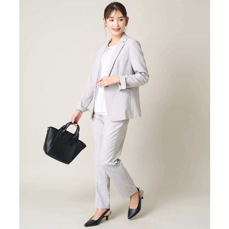 【洗える UVカット 接触冷感】オックスストレッチテーラードジャケット【Refl… | a.v.v【WOMEN】 | 詳細画像18 