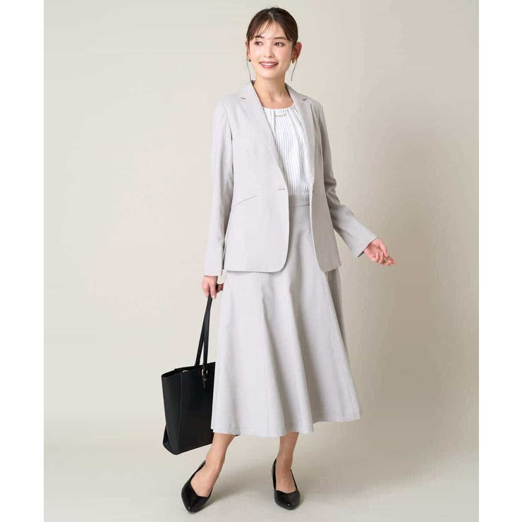 【洗える UVカット 接触冷感】オックスストレッチテーラードジャケット【Refl… | a.v.v【WOMEN】 | 詳細画像22 