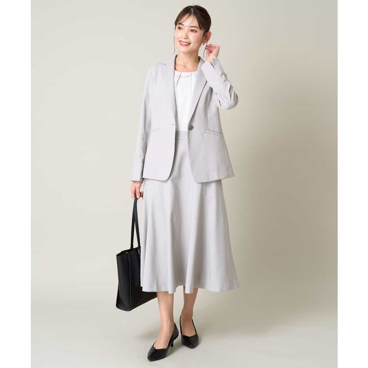 【洗える UVカット 接触冷感】オックスストレッチテーラードジャケット【Refl… | a.v.v【WOMEN】 | 詳細画像23 