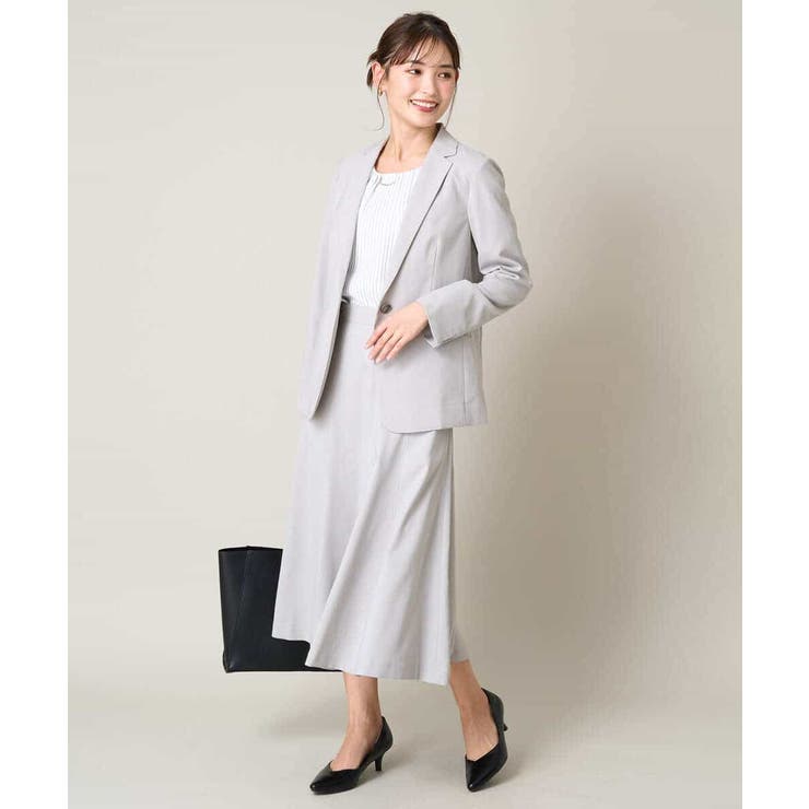 【洗える UVカット 接触冷感】オックスストレッチテーラードジャケット【Refl… | a.v.v【WOMEN】 | 詳細画像24 