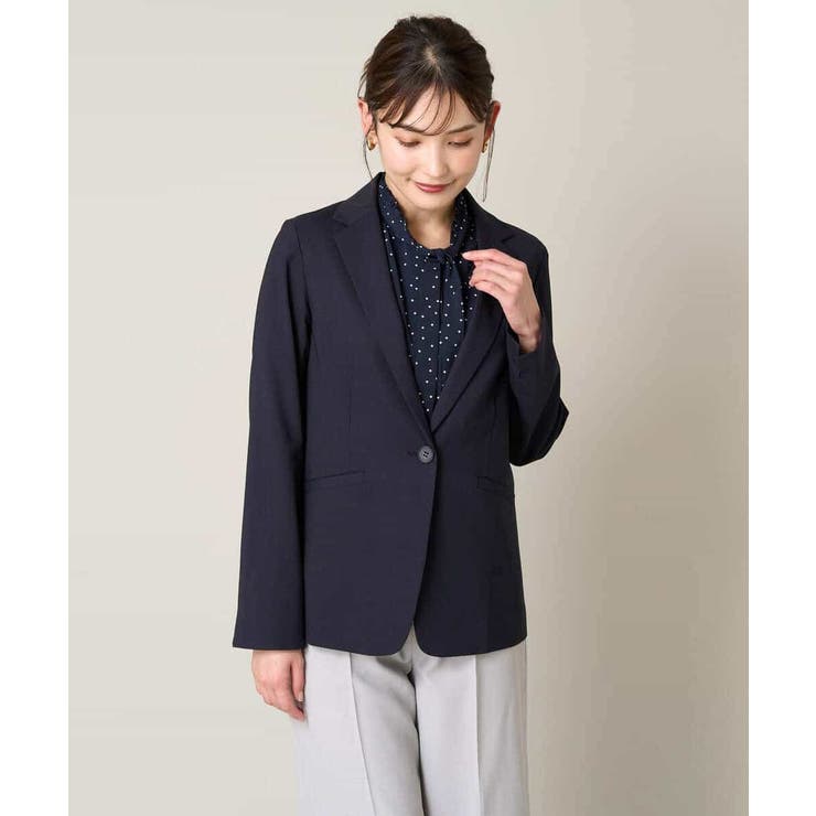 【洗える UVカット 接触冷感】オックスストレッチテーラードジャケット【Refl… | a.v.v【WOMEN】 | 詳細画像26 