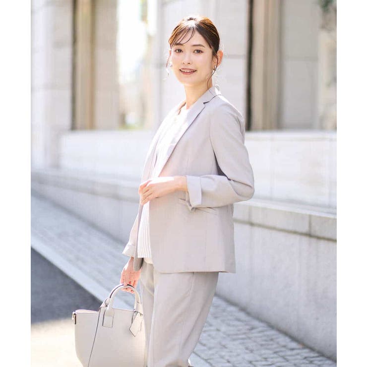 【洗える UVカット 接触冷感】オックスストレッチテーラードジャケット【Refl… | a.v.v【WOMEN】 | 詳細画像8 