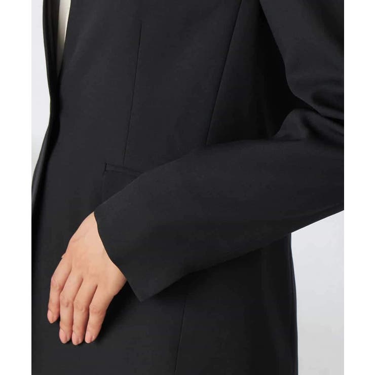 【洗える/イージーケア/吸水速乾/ストレッチ】梳毛調Vネックジャケット | a.v.v【WOMEN】 | 詳細画像28 