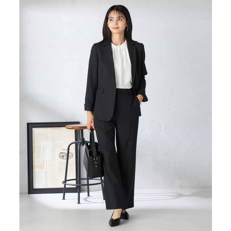 【洗える/イージーケア/吸水速乾/ストレッチ】梳毛調テーラードジャケット | a.v.v【WOMEN】 | 詳細画像15 