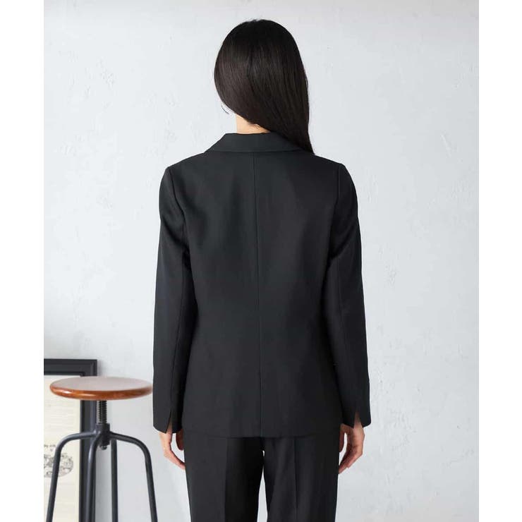 【洗える/イージーケア/吸水速乾/ストレッチ】梳毛調テーラードジャケット | a.v.v【WOMEN】 | 詳細画像19 