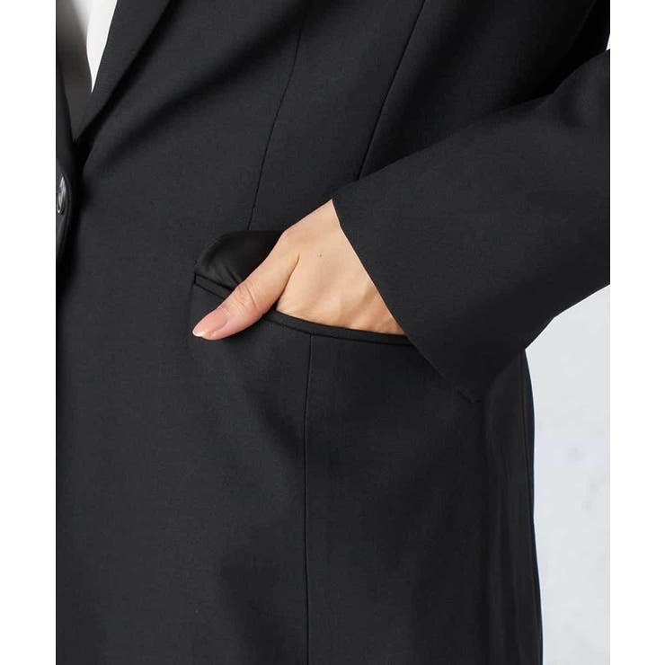 【洗える/イージーケア/吸水速乾/ストレッチ】梳毛調テーラードジャケット | a.v.v【WOMEN】 | 詳細画像23 