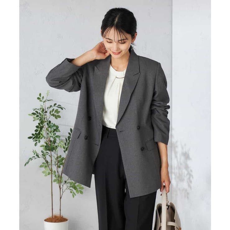 【関税込】DVF ★完成する洗練オーラ★ブライスジャケット 黒 in the attic 豪華 タグ付き新同 シワ加工 テーラードジャケット