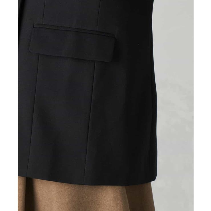 【洗える/イージーケア/吸水速乾/ストレッチ】梳毛調ダブルブレストジャケット | a.v.v【WOMEN】 | 詳細画像25 