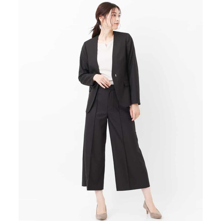 【セットアップ対応./防臭テープ付】キャリーマンVネックジャケット | a.v.v【WOMEN】 | 詳細画像3