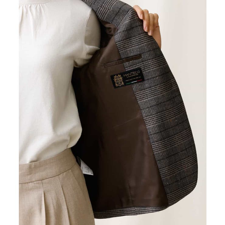 イタリアンファブリックカラーレスジャケット 無地 | a.v.v【WOMEN】 | 詳細画像12