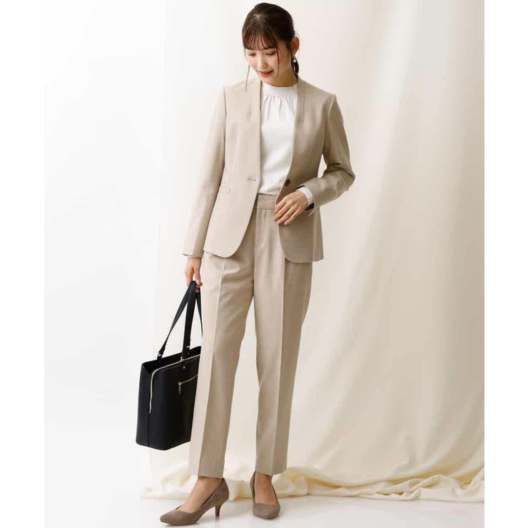 イタリアンファブリックカラーレスジャケット 無地 | a.v.v【WOMEN】 | 詳細画像2