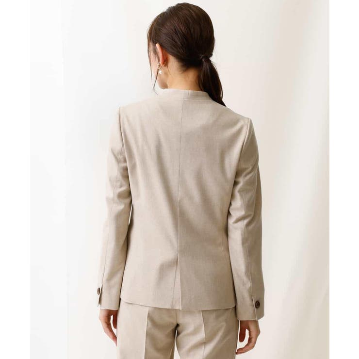 イタリアンファブリックカラーレスジャケット 無地 | a.v.v【WOMEN】 | 詳細画像5