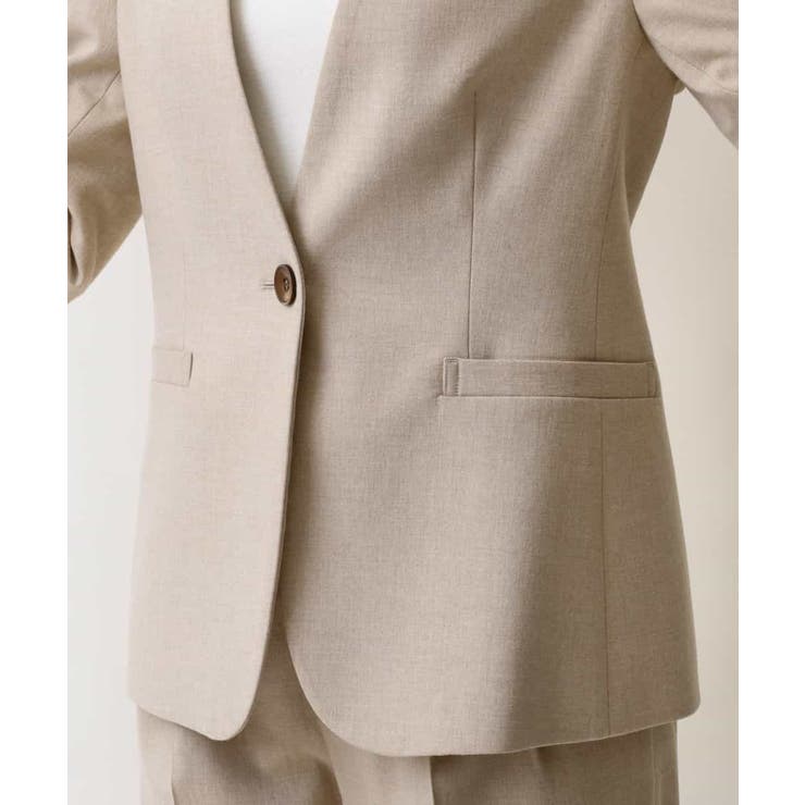 イタリアンファブリックカラーレスジャケット 無地 | a.v.v【WOMEN】 | 詳細画像9