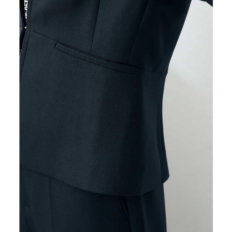 【洗える/イージーケア/ストレッチ】パウダーツイルキーネックジャケット | a.v.v【WOMEN】 | 詳細画像43 