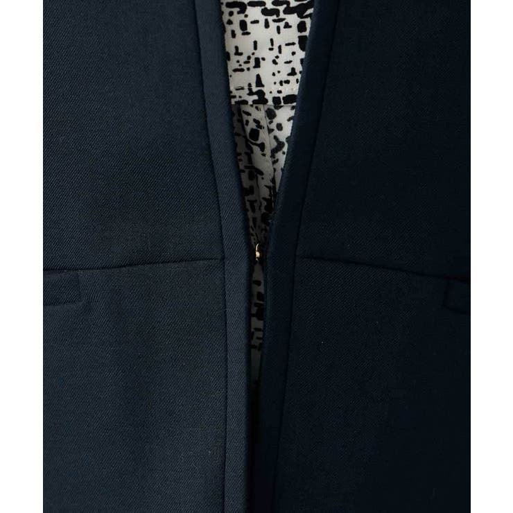 【洗える/イージーケア/ストレッチ】パウダーツイルキーネックジャケット | a.v.v【WOMEN】 | 詳細画像44 