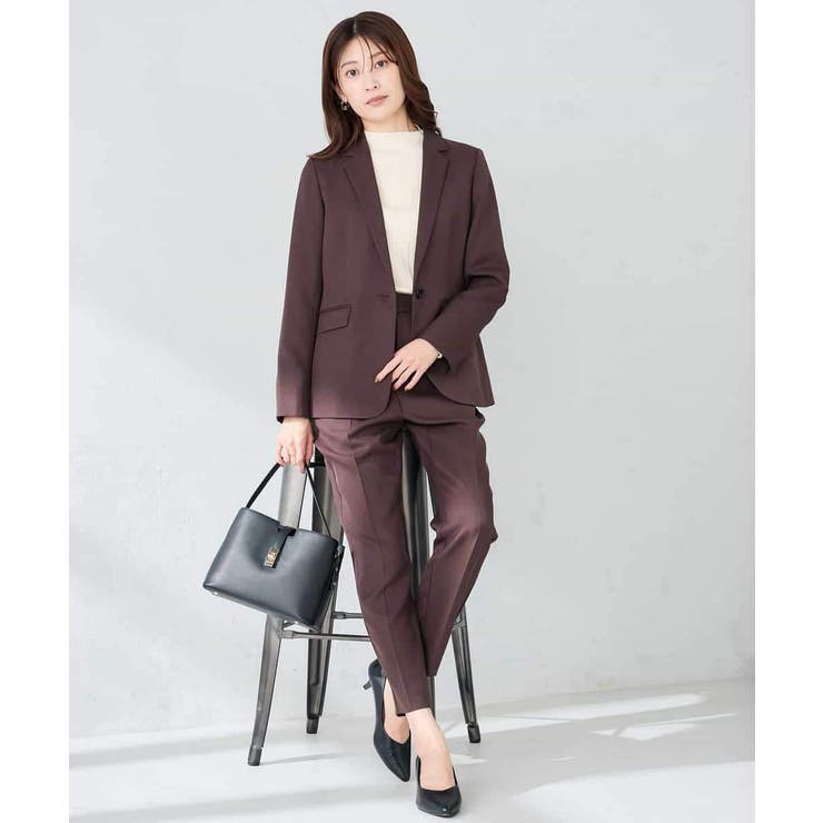 【洗える/イージーケア/ストレッチ】パウダーツイルテーラードジャケット | a.v.v【WOMEN】 | 詳細画像14 