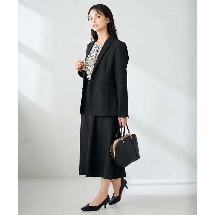 【洗える/イージーケア/ストレッチ】パウダーツイルテーラードジャケット | a.v.v【WOMEN】 | 詳細画像21 