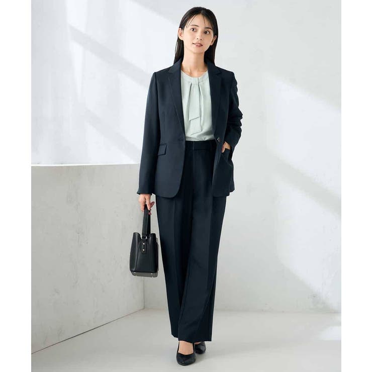 【洗える/イージーケア/ストレッチ】パウダーツイルテーラードジャケット | a.v.v【WOMEN】 | 詳細画像4 