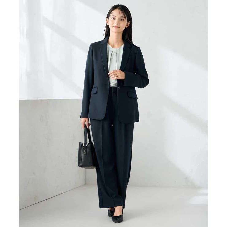 【洗える/イージーケア/ストレッチ】パウダーツイルテーラードジャケット | a.v.v【WOMEN】 | 詳細画像7 